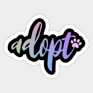 Adopt Sticker